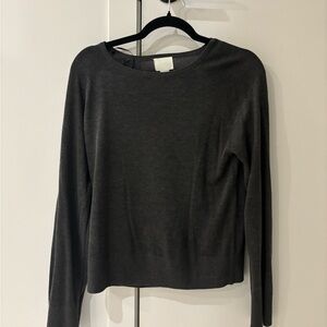 H&M Charcoal Knit Top